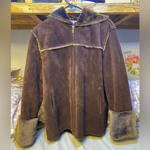 Valerie Stevens casual Faux Suede/Fur Coat